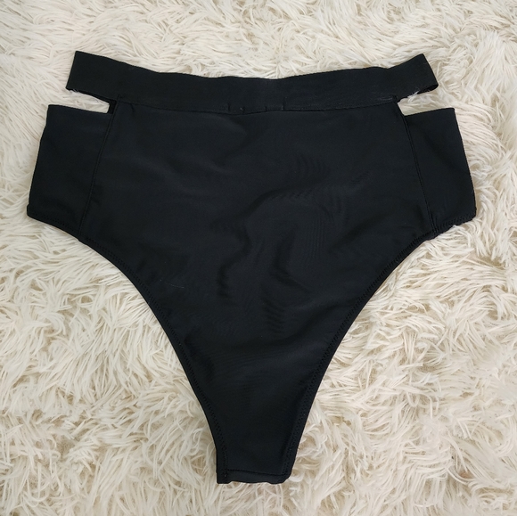 Zara Cut Out High Waist/High Leg Bikini Bottoms - Picture 5 of 8